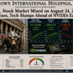 U.S. Stock Market Mixed on August 24, 2026: Dow Rises, Tech Slumps Ahead of NVIDIA Earnings