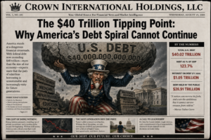 The $40 Trillion Tipping Point: Why America's Debt Spiral Cannot Continue