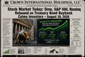 Stock Market Today: Dow, S&P 500, Nasdaq Rebound as Treasury Bond Buyback Calms Investors – August 20, 2026