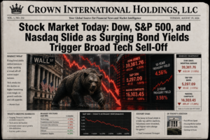 Stock Market Today: Dow, S&P 500, and Nasdaq Slide as Surging Bond Yields Trigger Broad Tech Sell-Off