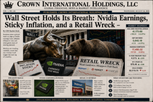 Wall Street Holds Its Breath: Nvidia Earnings, Sticky Inflation, and a Retail Wreck