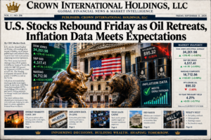 U.S. Stocks Rebound Friday as Oil Retreats, Inflation Data Meets Expectations