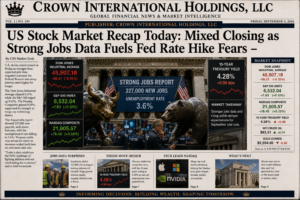 US Stock Market Recap Today: Mixed Closing as Strong Jobs Data Fuels Fed Rate Hike Fears