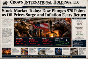 Stock Market Today: Dow Plunges 578 Points as Oil Prices Surge and Inflation Fears Return