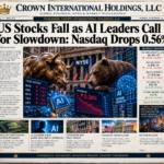 US Stocks Fall as AI Leaders Call for Slowdown: Nasdaq Drops 0.56%